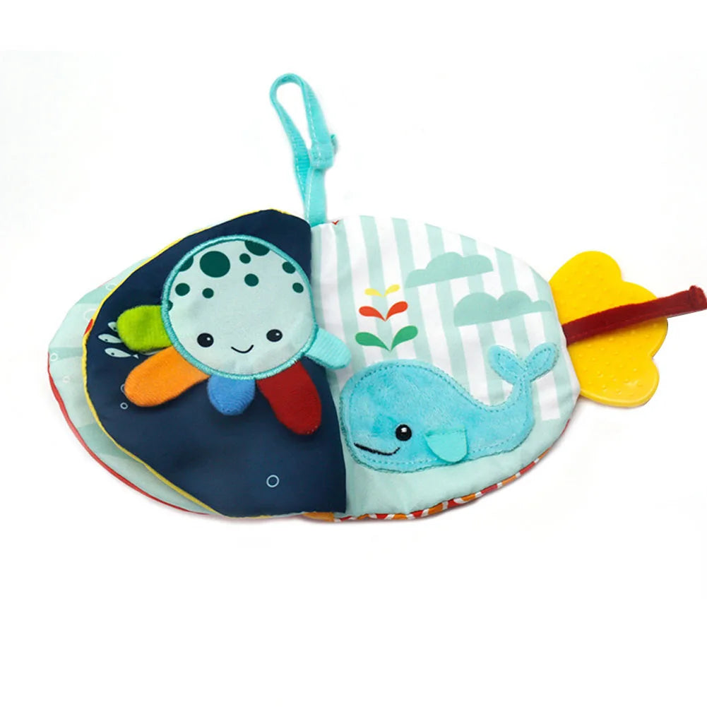 Creative Small Fish Cloth Book Cartoon Sea Animals Doll Baby Early Education