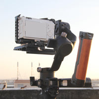 NNEIDS Sony Zv-E1 Camera Cage Stabilizer With Wood Handle