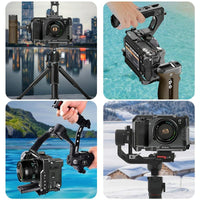 NNEIDS Sony A7Cm2 / 7C Ii / 7Cr Metal Camera Cage Stabilizer - Black