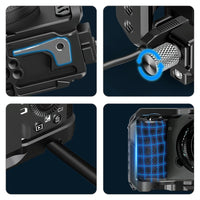NNEIDS Sony A7Cm2 / 7C Ii / 7Cr Metal Camera Cage Stabilizer - Black