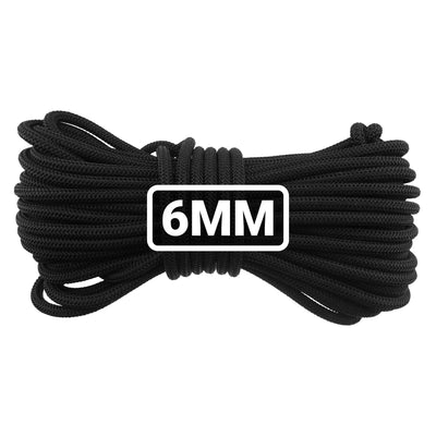6mm Elastic Bungee Rope Black