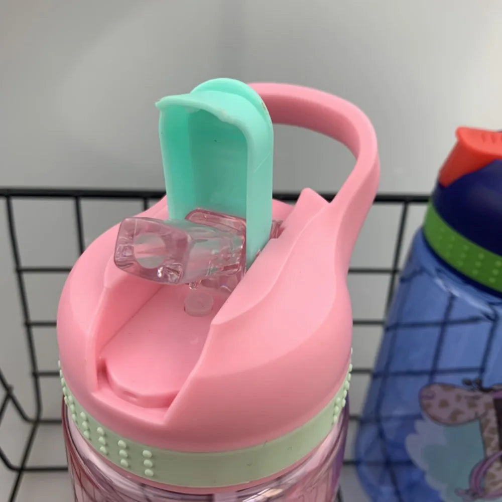 Kids Water Bottle with Straw BPA Free Children's Drinking Kettle 480ML Healthy