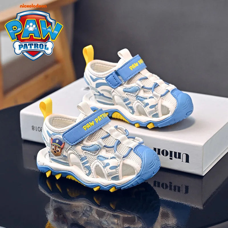 Paw Patrol Chase Summer Sandals for Kids Boys Girls Cartoon PU Leather Sport