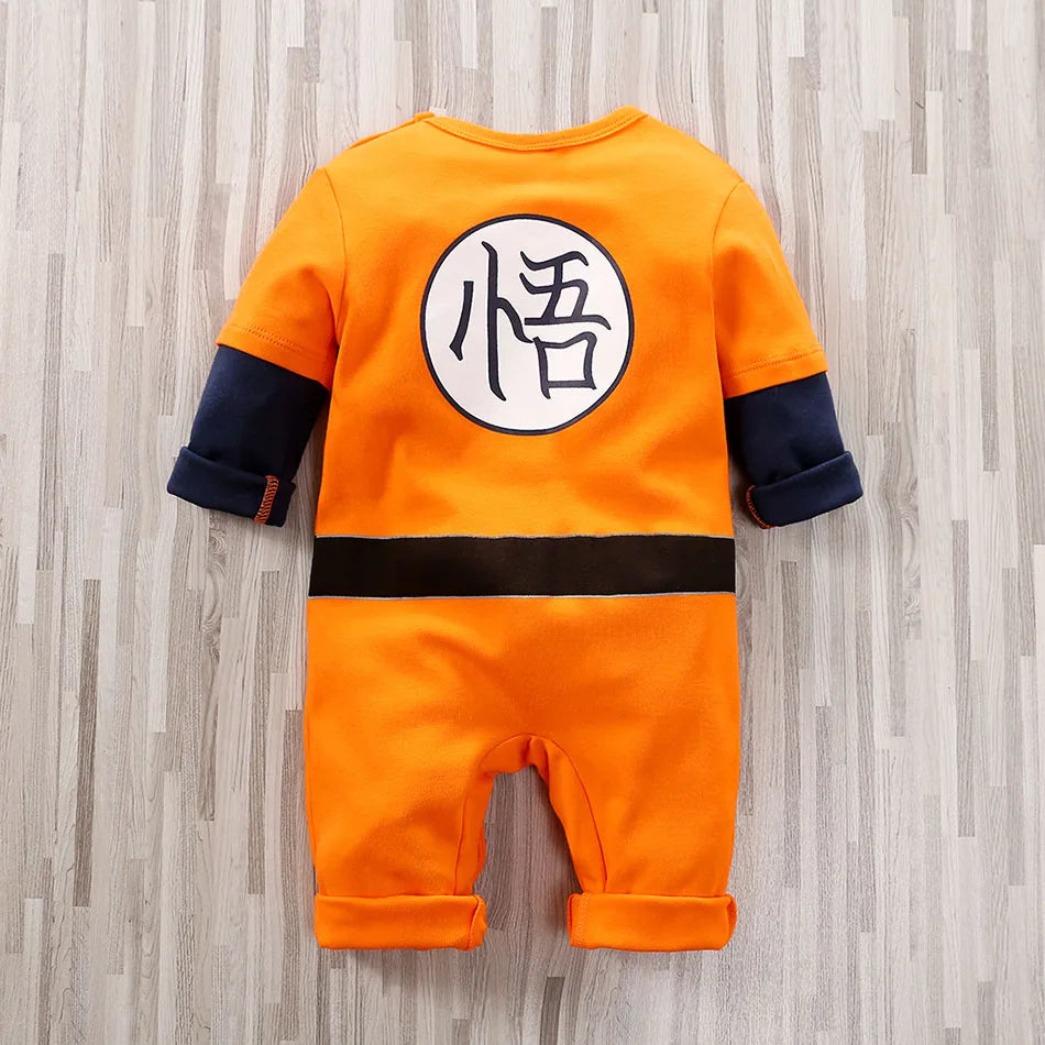 Anime Clothes Baby Vegeta Rompers Newborn Kuririn Roshi Training Outfit Infant