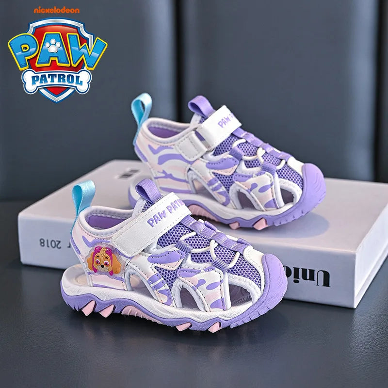 Paw Patrol Chase Summer Sandals for Kids Boys Girls Cartoon PU Leather Sport