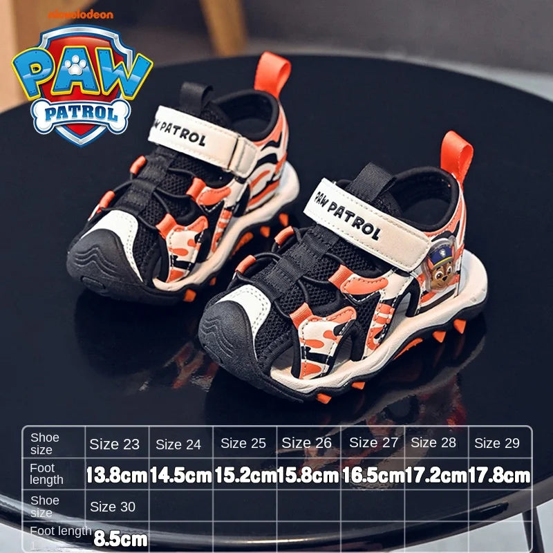 Paw Patrol Chase Summer Sandals for Kids Boys Girls Cartoon PU Leather Sport