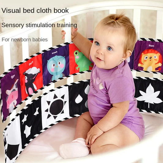 Montessori Black and White Baby Books 0 12 Months Educational Baby Book