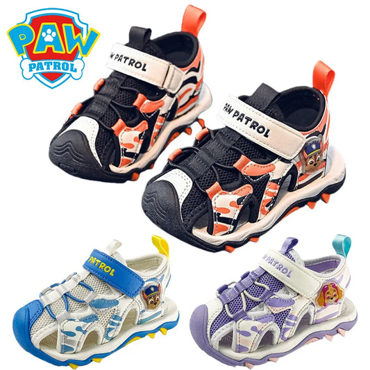 Paw Patrol Chase Summer Sandals for Kids Boys Girls Cartoon PU Leather Sport