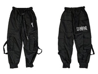 Techwear Cargo Pants Men Multi Pockets Hip Hop Casual Streetwear Trousers Joggers Elastic Waist Sweatpants