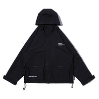 Letter Black Multi-pocket Men's
